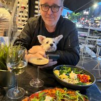 Outside seating, perfect for dining with fur baby at Pizza Express - Islington in North London
