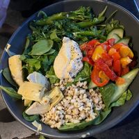 Vegan bowl at Pizza Express - Islington in North London