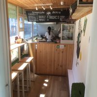 The whole inside of the shop. One staffer doing great! at Green Life Cafe in Kazan