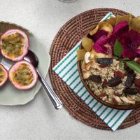 morning glory bowl at Snooze in Chiang Mai