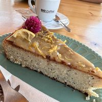 Lemon cake  at Gaia Loja Restaurante in Rogil