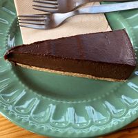 Chocolate raw cake 😍  at Gaia Loja Restaurante in Rogil