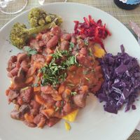 Feijoada de cogumelos at Gaia Loja Restaurante in Rogil
