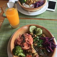 The two dishes of the day  at Gaia Loja Restaurante in Rogil