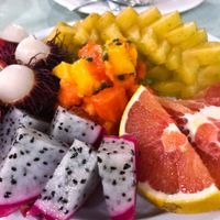 The fruit plate is always perfection  at OurPlace in Kapaa