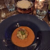 Khatte baingan at Navadhanya in Cambridge