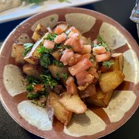 Potatoes with sumac  at Cedars Lebanese Restaurant in Roanoke
