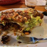Veggie filling supreme burrito  at Polli's in Makawao
