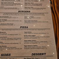 Menu at Harp and Hound in Ogden