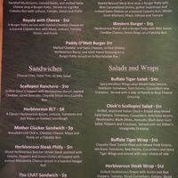 H&H Menu at Harp and Hound in Ogden