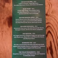H&H Vegan Pizza Menu at Harp and Hound in Ogden
