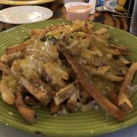 Vegan poutine  at Harp and Hound in Ogden