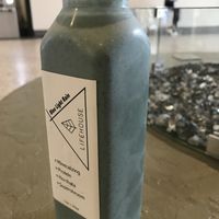 Lighting doesn’t quite capture just how bright blue this is. Tastes good too but Shroomshake is better.  at Lifehouse Tonics in West Los Angeles