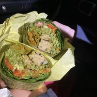 California wrap with tempeh…bomb!  at Fudenjuce in Nevada City