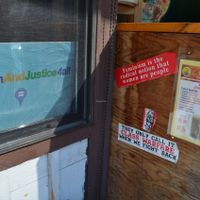 Outside at Fudenjuce in Nevada City