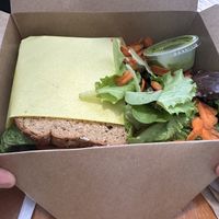 BLT tempeh bacon  at Fudenjuce in Nevada City