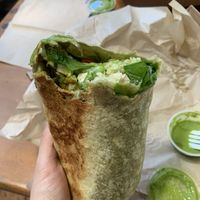 California Wrap w/ tofuu  at Fudenjuce in Nevada City