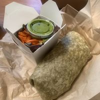 CA Wrap & side salad   at Fudenjuce in Nevada City