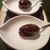Signature dark chocolate with sea salt flakes at Duke Restaurant in Mallorca