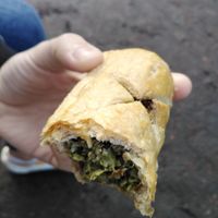 Pain saucisse au pesto at Bakery Frimout in Ghent