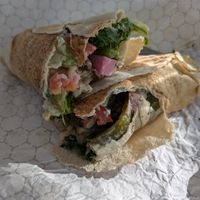 Hummus falafel rolled at Aladdin's Eatery in Worthington