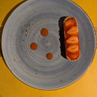 RAW TART WITH STRAWBERRIES AND CUSTARD CREAM at Soul Kitchen in Genoa