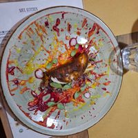 Tacos con avocado, verdure e maionese al miso at Soul Kitchen in Genoa