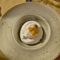 Vegan pavlova at Soul Kitchen in Genoa