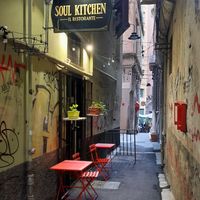 Outside at Soul Kitchen in Genoa