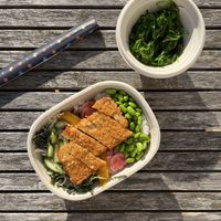 Tofu katsu bowl  at Makisu in Brussels