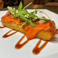 La patata brava at Om in Girona