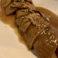 Fricandó de seità at Om in Girona