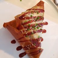 Samosa at Om in Girona