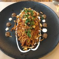 Pasta at Om in Girona