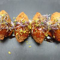 Falafel at Om in Girona