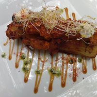 Patatas bravas at Om in Girona