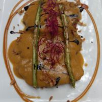 Catalan speciality, vegan version at Om in Girona