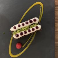 Chocolate cake at Om in Girona