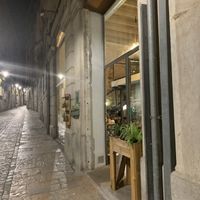 Outside Om at Om in Girona