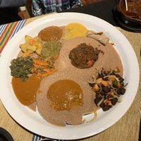 Veggie platter  at Ghion Cultural Hall in Atlanta