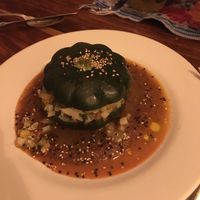 Stuffed seasonal pumpkin  at Restaurante Cetli in Tulum