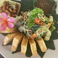 Gado Gado (ask to replace egg with more tofu)  at Miro's Garden Restaurant in Ubud