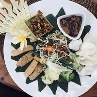 Vegetarian Gado Gado without egg at Miro's Garden Restaurant in Ubud