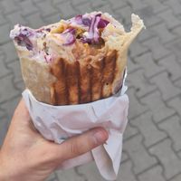 Classic kebab with garlic sauce at Nieinaczej in Katowice