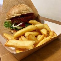 Gruby seitan with chili sause at Nieinaczej in Katowice