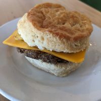 Breakfast Sandwich at Mud Pie Vegan Bakery and Coffee in Mission