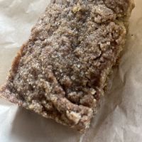 Apple crumb cake   at Mud Pie Vegan Bakery and Coffee in Mission