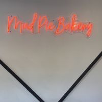 The sign   at Mud Pie Vegan Bakery and Coffee in Mission
