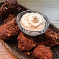 Spicy cauliflower wings at Caffe Esprit in Amsterdam