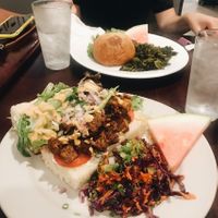 I think sloppy Jose (old photo I forget)  at The Bark in Tallahassee